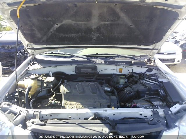 4F2CU09142KM38184 - 2002 MAZDA TRIBUTE LX/ES 白色 照片 10