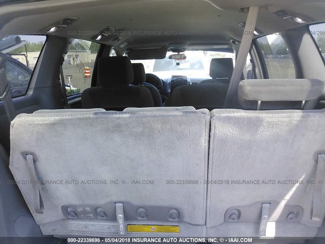 5TDZA23C06S486157 - 2006 TOYOTA SIENNA CE/LE GRAY photo 8