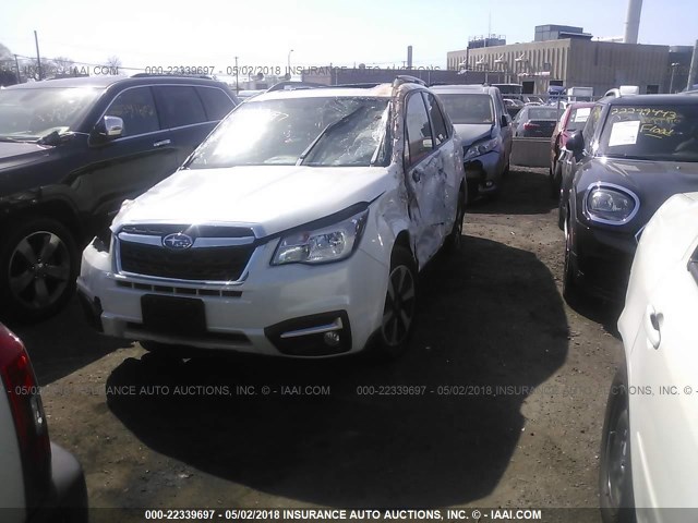 JF2SJAEC8JH432130 - 2018 SUBARU FORESTER 2.5I PREMIUM WHITE photo 2