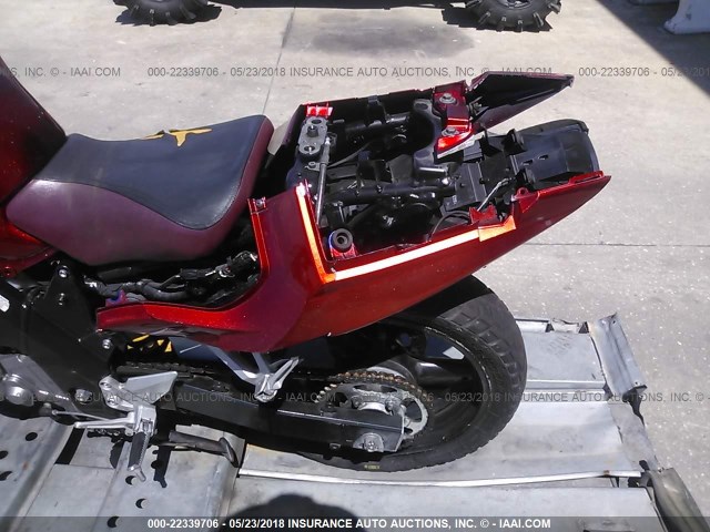 JS1VP53A452101504 - 2005 SUZUKI SV650 RED photo 6