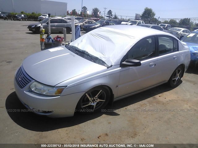 1G8AL54F35Z114062 - 2005 SATURN ION LEVEL 3 SILVER photo 2