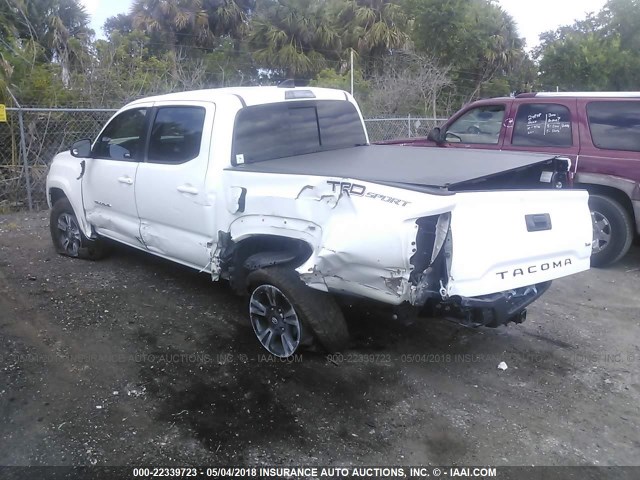 5TFAZ5CN4HX024772 - 2017 TOYOTA TACOMA DBL CAB/SR5/TRD SPORT/OR WHITE photo 6