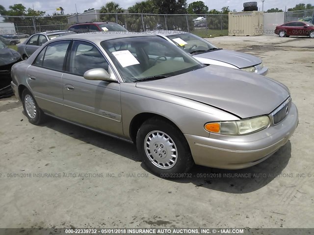 2G4WY55J011180311 - 2001 BUICK CENTURY LIMITED TAN photo 1