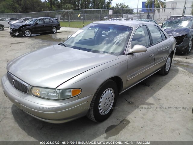2G4WY55J011180311 - 2001 BUICK CENTURY LIMITED TAN photo 2