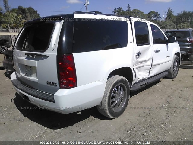 1GKFC16097R341325 - 2007 GMC YUKON XL C1500 WHITE photo 4