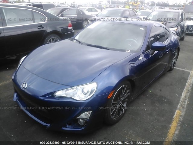 JF1ZNAA16F9710665 - 2015 TOYOTA SCION FR-S ლურჯი ფოტო 2