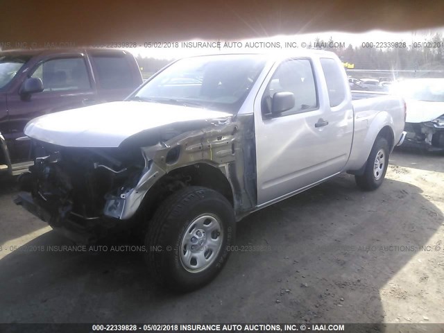 1N6BD0CT1GN716516 - 2016 NISSAN FRONTIER S/SV SILVER photo 2