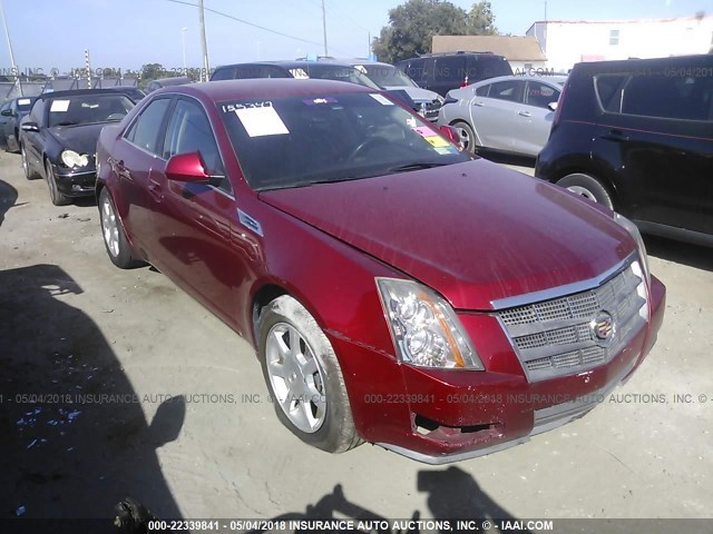 1G6DG577390155347 - 2009 CADILLAC CTS RED photo 1