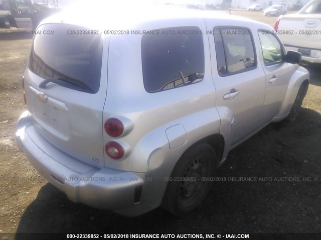 3GNDA13D46S586505 - 2006 CHEVROLET HHR LS SILVER photo 4