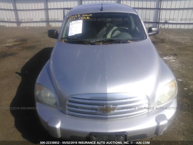 3GNDA13D46S586505 - 2006 CHEVROLET HHR LS SILVER photo 6