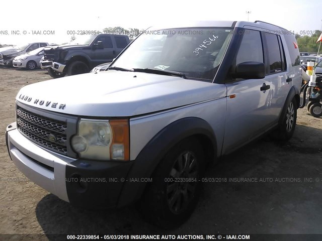 SALAE254X6A394566 - 2006 LAND ROVER LR3 SE SILVER photo 2