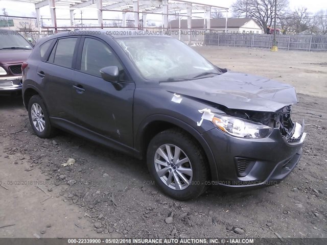 JM3KE4BY0F0482134 - 2015 MAZDA CX-5 SPORT GRAY photo 1