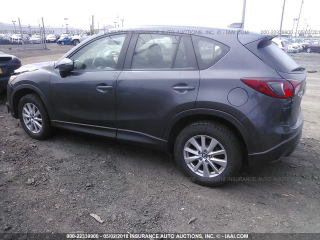 JM3KE4BY0F0482134 - 2015 MAZDA CX-5 SPORT GRAY photo 3