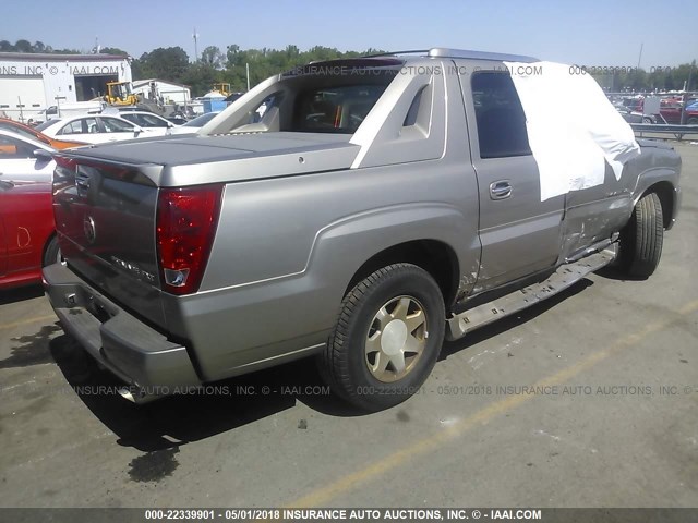 3GYEK63N83G317254 - 2003 CADILLAC ESCALADE EXT GRAY photo 4