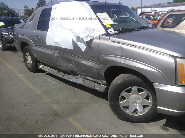 3GYEK63N83G317254 - 2003 CADILLAC ESCALADE EXT GRAY photo 6