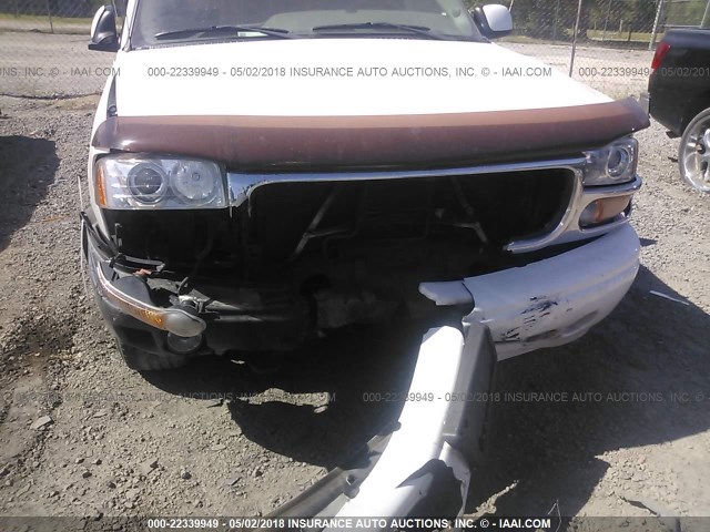 1GKFK66U65J163629 - 2005 GMC YUKON XL DENALI WHITE photo 6