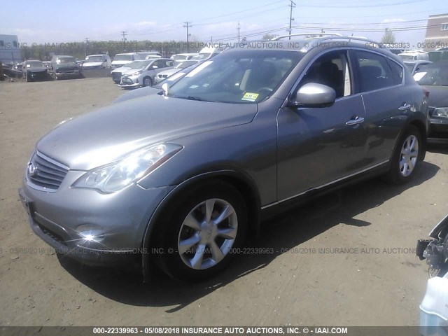 JNKAJ09F39M952083 - 2009 INFINITI EX35 JOURNEY GRAY photo 2