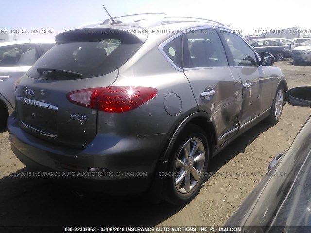 JNKAJ09F39M952083 - 2009 INFINITI EX35 JOURNEY GRAY photo 4