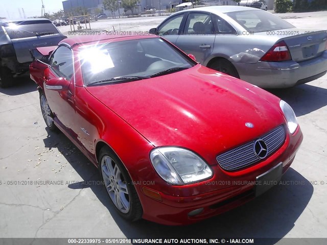 WDBKK49F64F301505 - 2004 MERCEDES-BENZ SLK 230 KOMPRESSOR RED photo 1