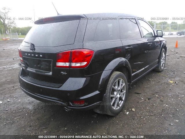 3C4PDDEG8GT124742 - 2016 DODGE JOURNEY R/T BLACK photo 4