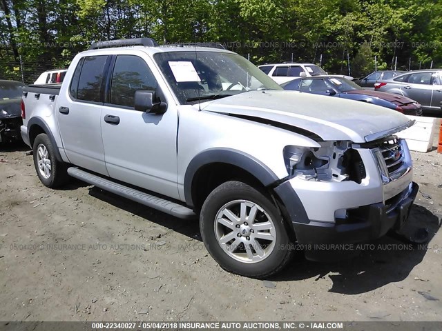 1FMEU51E79UA27263 - 2009 FORD EXPLORER SPORT TR XLT SILVER photo 1