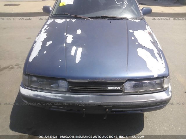 JM1GD2220L1807100 - 1990 MAZDA 626 DX/LX BLUE photo 6