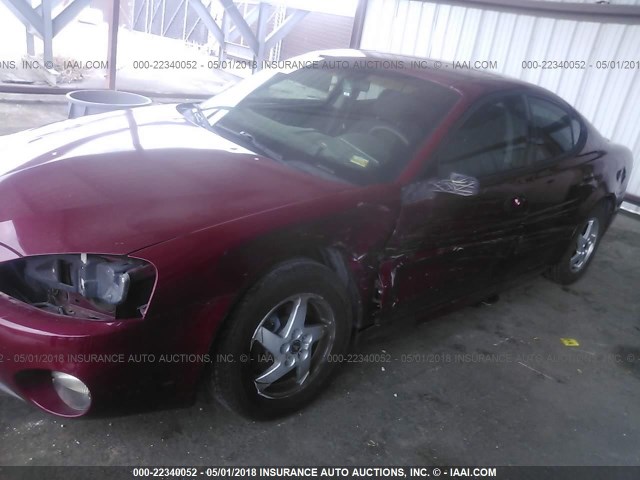 2G2WP522741354808 - 2004 PONTIAC GRAND PRIX GT MAROON photo 6