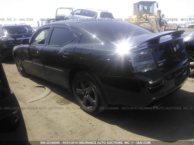 2B3CK3CV5AH202685 - 2010 DODGE CHARGER SXT BLACK photo 3