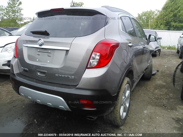 KL4CJFSB7FB043558 - 2015 BUICK ENCORE CONVENIENCE 棕色 照片 4