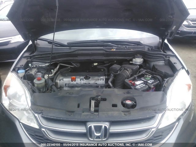 5J6RE4H52BL034128 - 2011 HONDA CR-V EX GRAY photo 10