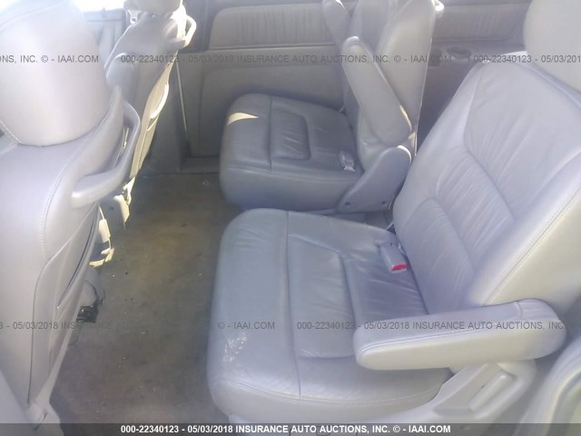 5FNRL189X4B122167 - 2004 HONDA ODYSSEY EXL ვერცხლისფერი ფოტო 8