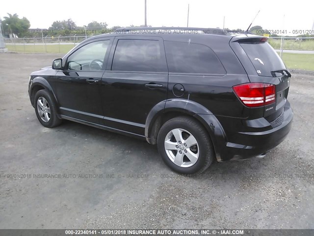 3D4PG5FV6AT137834 - 2010 DODGE JOURNEY SXT BLACK photo 3