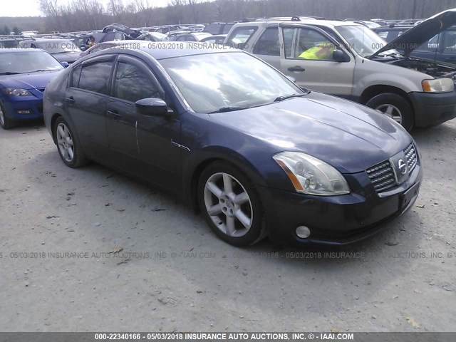 1N4BA41E15C843613 - 2005 NISSAN MAXIMA SE/SL Dark Blue photo 1