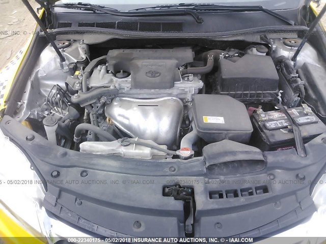 4T4BF1FK5GR561160 - 2016 TOYOTA CAMRY LE/XLE/SE/XSE 黄色 照片 10