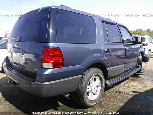 1FMPU16L14LB64786 - 2004 FORD EXPEDITION XLT ლურჯი ფოტო 4