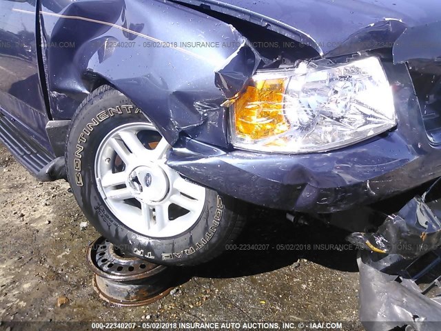 1FMPU16L14LB64786 - 2004 FORD EXPEDITION XLT ლურჯი ფოტო 6