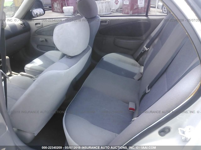 1NXBR12E3YZ305621 - 2000 TOYOTA COROLLA VE/CE/LE 银色 照片 8