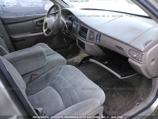 2G4WY52M0W1413934 - 1998 BUICK CENTURY LIMITED BEIGE photo 5