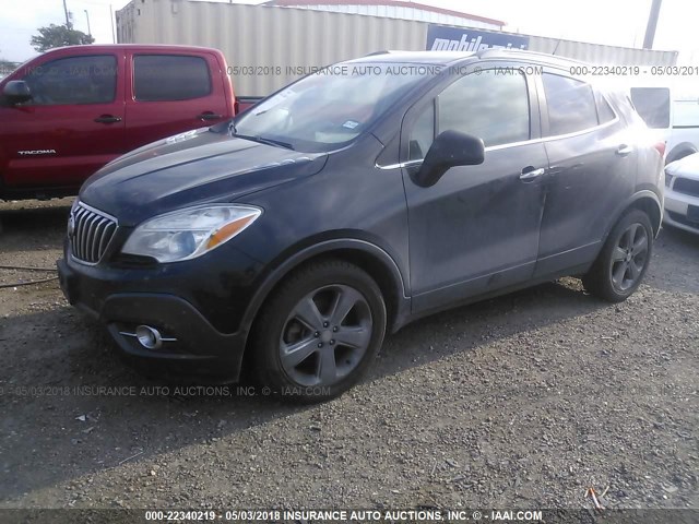 KL4CJBSB1DB184079 - 2013 BUICK ENCORE CONVENIENCE 黑色 照片 2