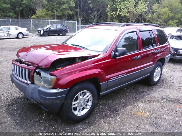 1J4GX48N84C401750 - 2004 JEEP GRAND CHEROKEE LAREDO/COLUMBIA/FREEDOM 红色 照片 2