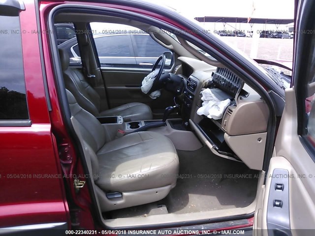 1J4GX48N84C401750 - 2004 JEEP GRAND CHEROKEE LAREDO/COLUMBIA/FREEDOM 红色 照片 5
