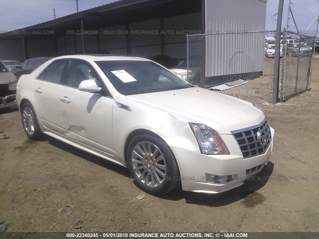 1G6DJ5E35D0111425 - 2013 CADILLAC CTS PERFORMANCE COLLECTION WHITE photo 1