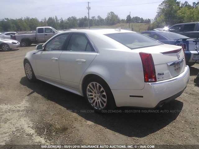1G6DJ5E35D0111425 - 2013 CADILLAC CTS PERFORMANCE COLLECTION Белый фото 3