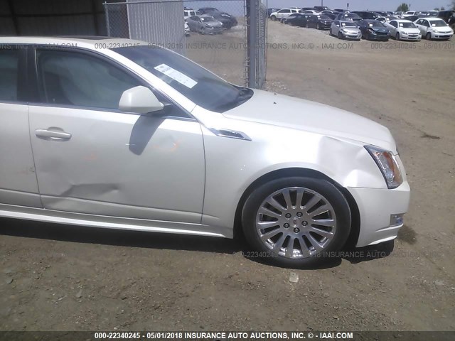 1G6DJ5E35D0111425 - 2013 CADILLAC CTS PERFORMANCE COLLECTION Белый фото 6