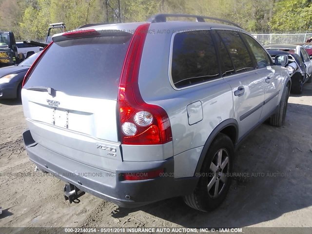 YV1CM59H441069727 - 2004 VOLVO XC90 SILVER photo 4