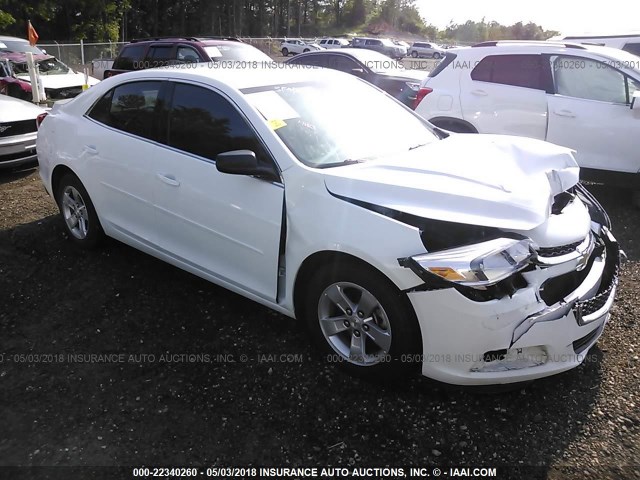 1G11B5SL1FF272154 - 2015 CHEVROLET MALIBU LS WHITE photo 1