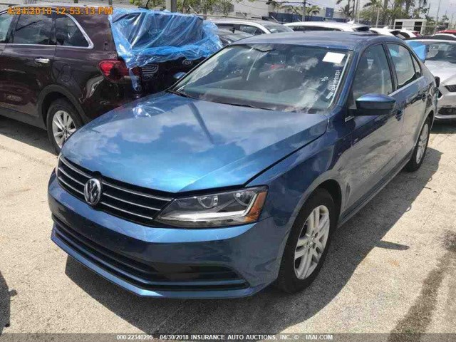 3VW2B7AJ4HM367492 - 2017 VOLKSWAGEN JETTA S 蓝色 照片 11