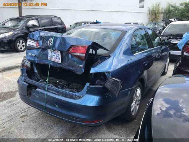 3VW2B7AJ4HM367492 - 2017 VOLKSWAGEN JETTA S 蓝色 照片 17