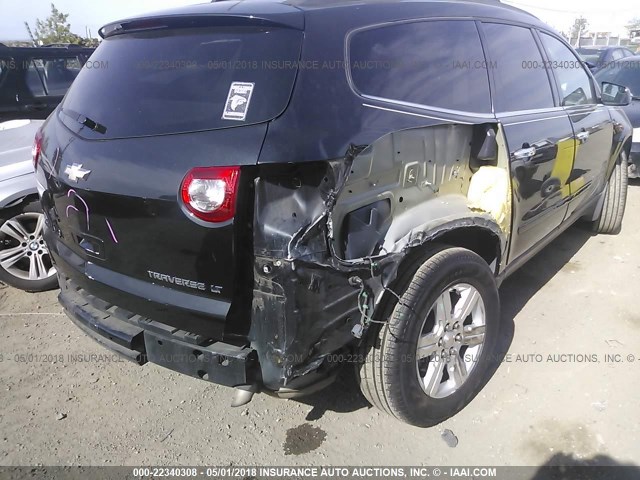 1GNKVGED4BJ361881 - 2011 CHEVROLET TRAVERSE LT BLACK photo 6