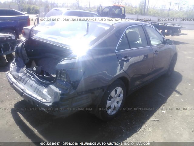 4T1BE46K39U828149 - 2009 TOYOTA CAMRY SE/LE/XLE GRAY photo 4